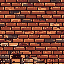 brick wall red clay weathered