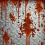 weathered metal plate with rust stains